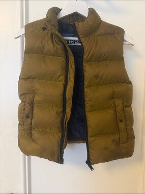 Herno Olive Green Quilted Down Vest